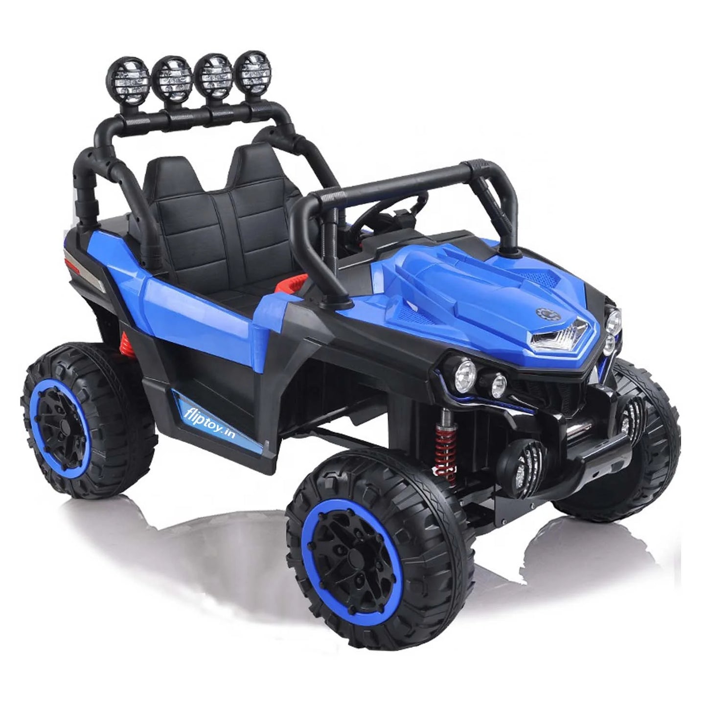 Kids Electric Ride On Jeep Car with LED Lights & Music | Battery Operated Toy Car for Children